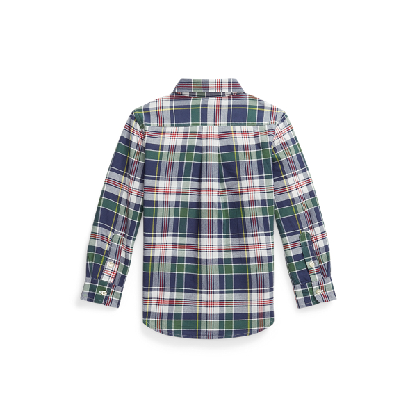 Plaid Cotton Madras Shirt