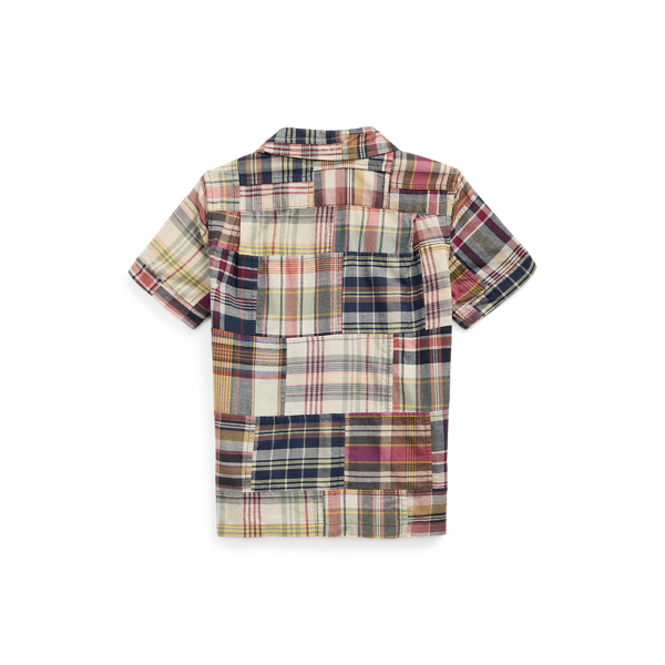 Patchwork Madras Camp Shirt