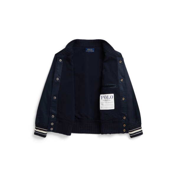 POLO RALPH LAUREN ベースボール ジャケット　ポロ Pink Pony サテン ベースボール ジャケット | ラルフ ローレン