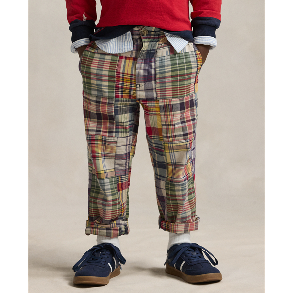 Vintage '80s '90s POLO Ralph Lauren plaid madras patchwork