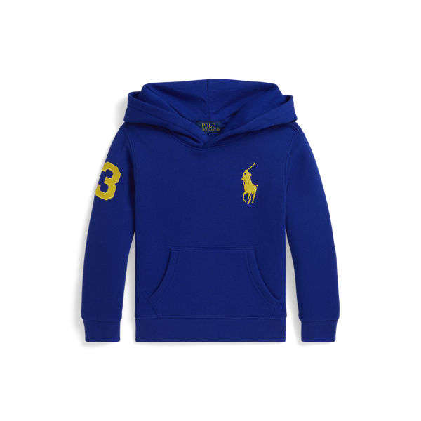 Fleece-Kapuzenshirt mit Big Pony Boys 1.5-6 Years in Klassisch-Azurblau 1