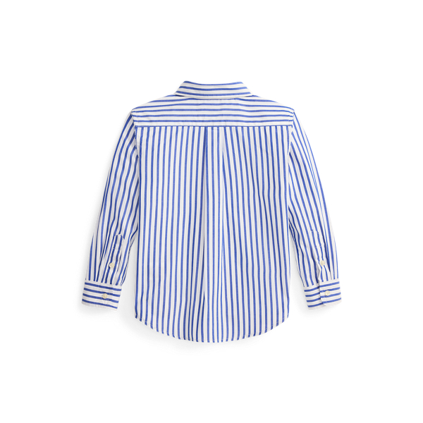 Striped Cotton Poplin Shirt