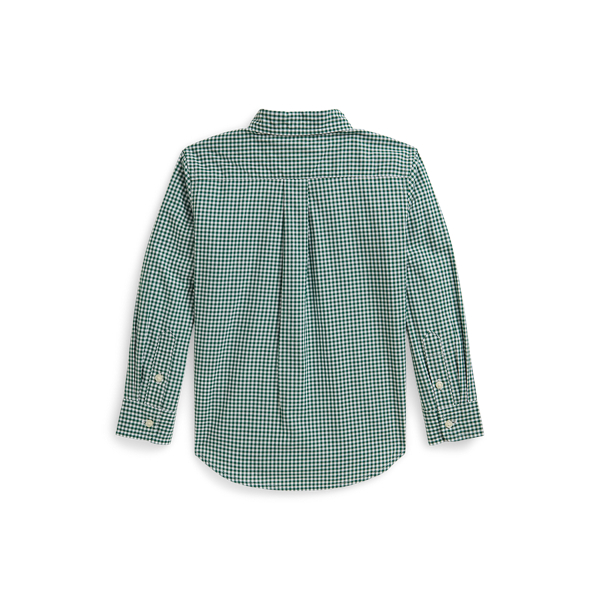Gingham Cotton Poplin Shirt