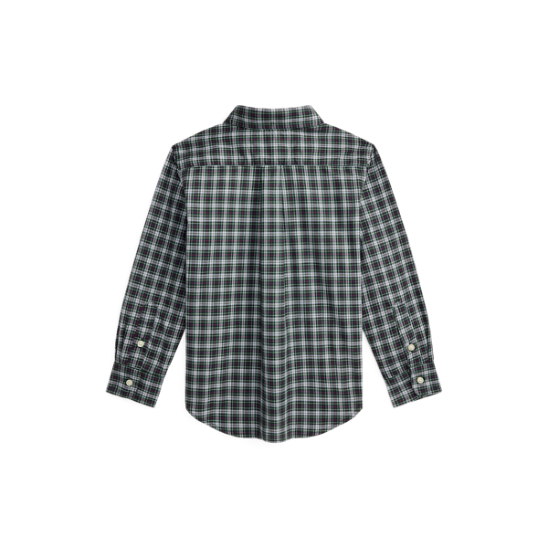 Plaid Cotton Poplin Shirt