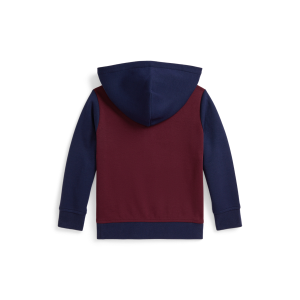 Logo Double-Knit Half-Zip Hoodie