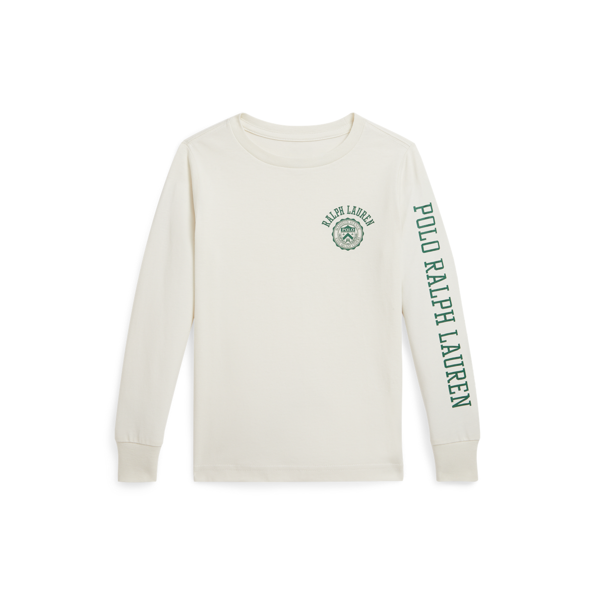 Ralph Lauren ロゴ 長袖Tシャツ ロゴ コットン ロングスリーブ Tシャツ | ラルフ ローレン公式