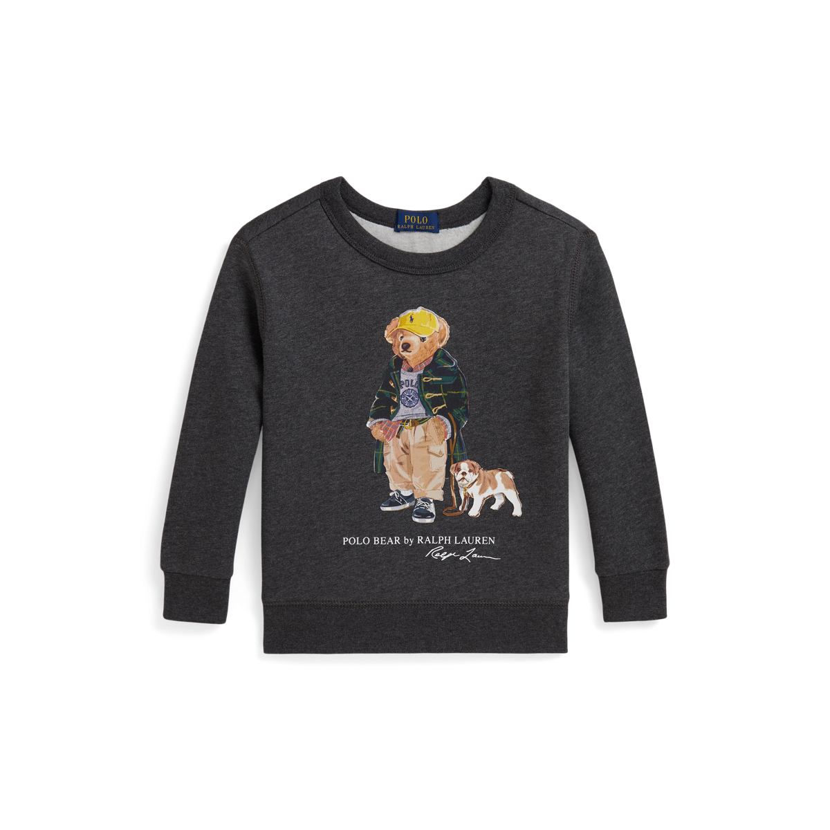 良品 ラルフローレン ポロベア フリース スウェット クリスマス 7 130cm Polo ベア ヘザード フリース スウェットシャツ | ラルフ