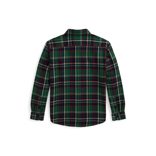 Plaid Brushed Cotton Flannel Workshirt