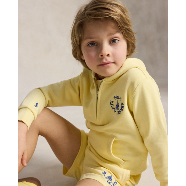T Bird Yellow Logo French Terry Hoodie Boys 2-7 5