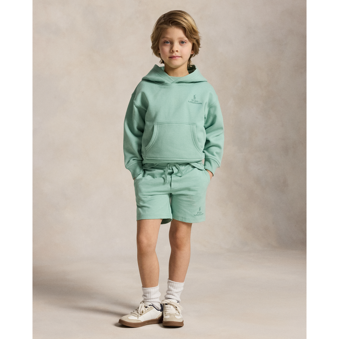 Шорты Ralph Lauren Logo Cotton Jersey Short, цвет: Celadon — фото 4