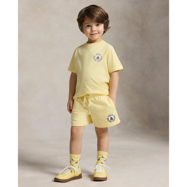 T Bird Yellow Logo Cotton Jersey Tee Boys 2-7 4