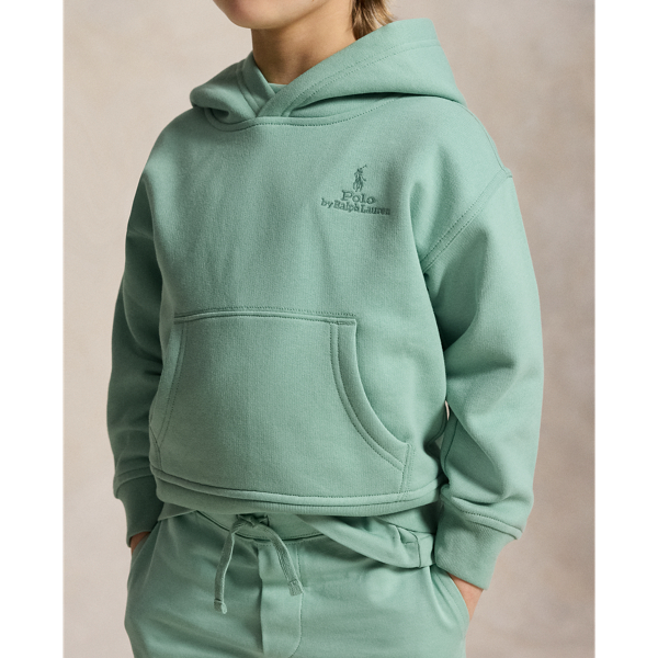 Celadon Big Fit Logo Fleece Hoodie Boys 2-7 5
