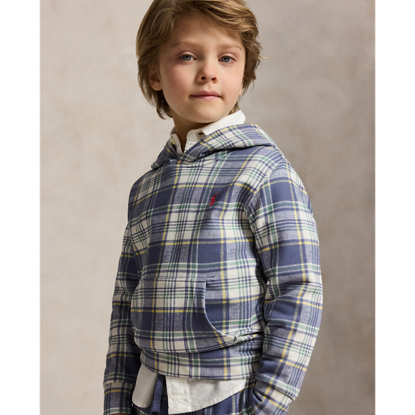 Milbury Plaid Plaid French Terry Hoodie Boys 2-7 5
