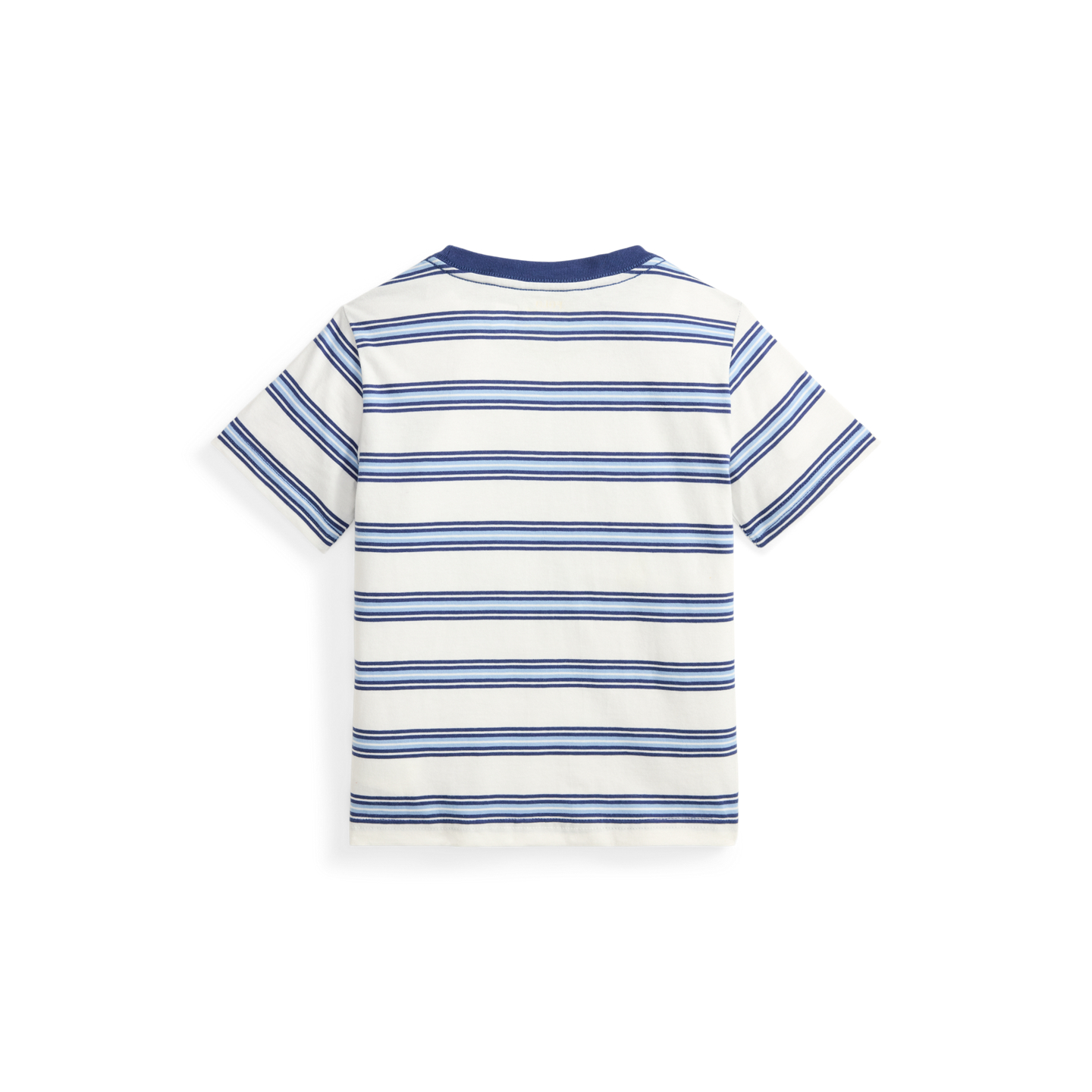 Детская футболка Ralph Lauren Striped Cotton Jersey Tee, цвет: Белый разноцветный — фото 1