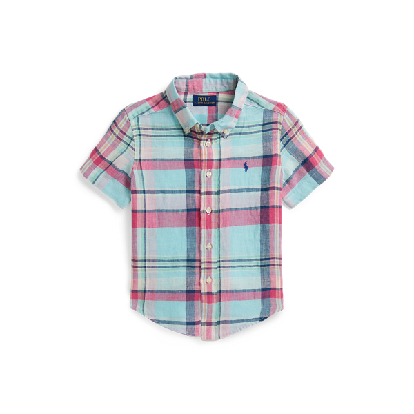 ラルフローレンメンズリネンチェックシャツ未使用 チェック リネン シャツ | ラルフ ローレン公式オンラインストア