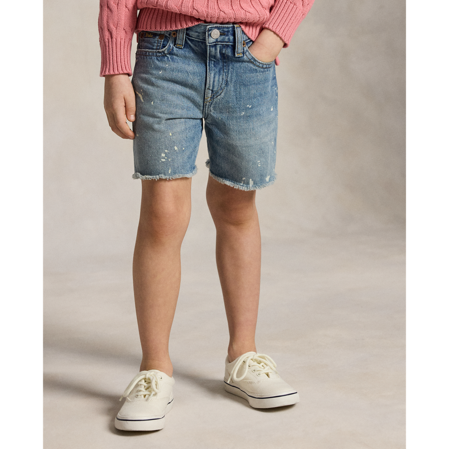 Шорты Ralph Lauren Lynwood Relaxed Fit Cutoff Short, цвет: Варёный — фото 3