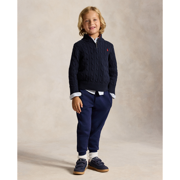 Newport Navy Double-Knit Jogging Bottoms Boys 1.5-6 Years 1