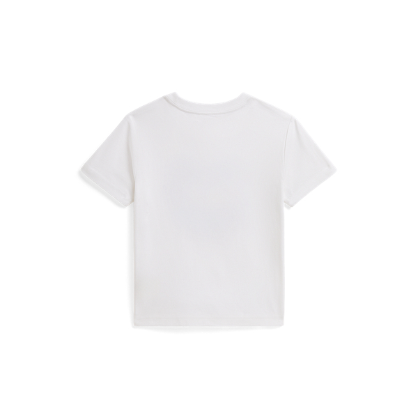 White Cotton Jersey Graphic Tee Boys 2-7 3