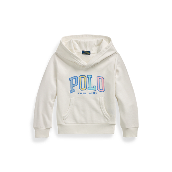 Sweat &agrave; capuche &agrave; logo en coton &eacute;ponge Boys 1.5-6 Years en Blanc papier 2