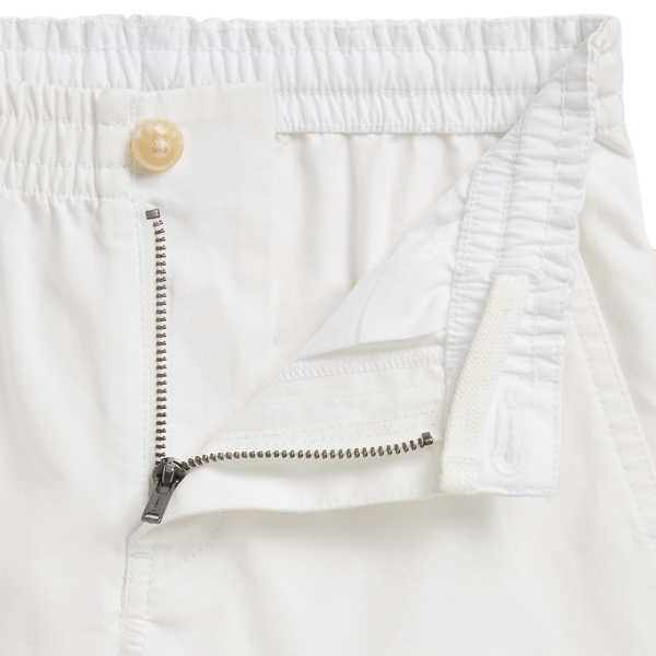 Deckwash White Cotton Twill Short Boys 2-7 3