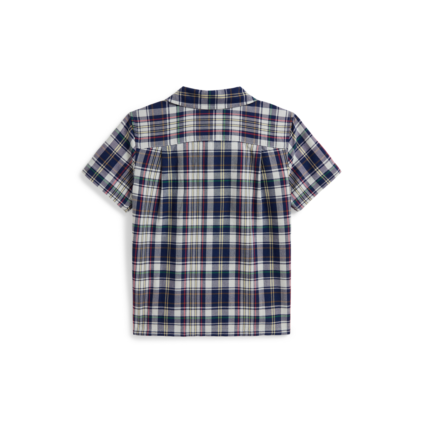 Детская рубашка Ralph Lauren Plaid Cotton Oxford Camp, цвет: Разноцветный — фото 1