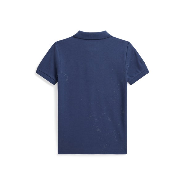 Old Royal Big Pony Paint-Print Mesh Polo Shirt Boys 2-7 2