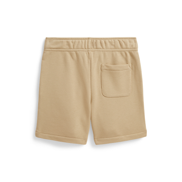 Tallow Cream Madras-Logo French Terry Short Boys 2-7 2