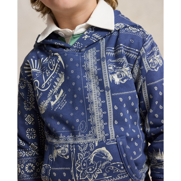 Terry-Kapuzenpullover mit Bandana-Druck Boys 1.5-6 Years in Angler-Bandana-Patchwork 5