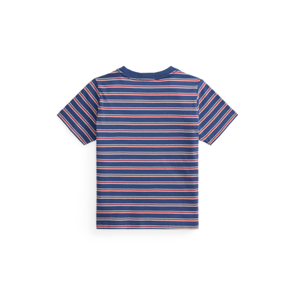 Boys 2-7 ストライプド コットン ジャージー Tシャツ オールド ロイヤル マルチ 2
