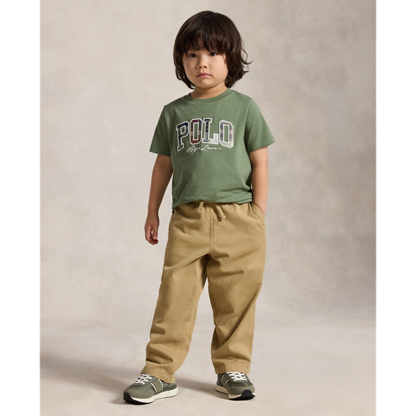 Cargo Green Madras-Logo Cotton Jersey Tee Boys 1.5-6 Years 4