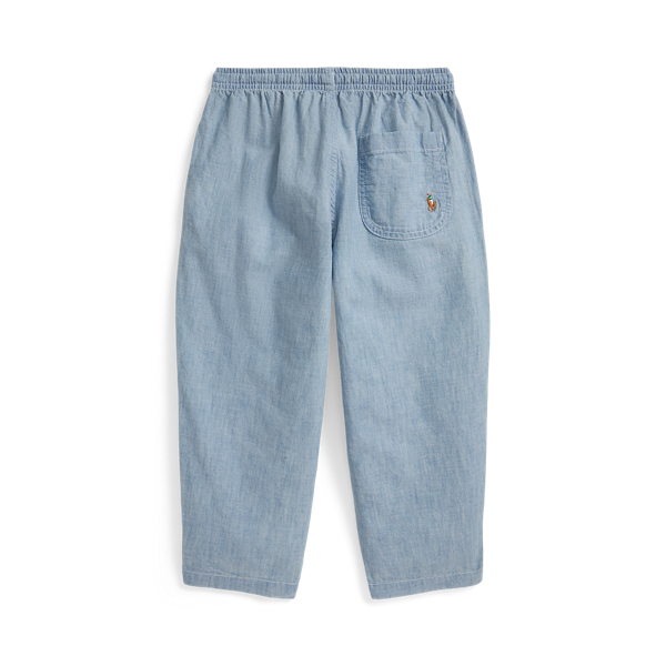 Chambray Big Fit Cotton Chambray Trouser Boys 1.5-6 Years 2