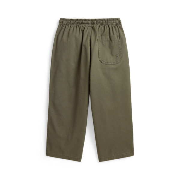 Cruise Olive Big Fit Cotton Twill Pant Boys 2-7 2