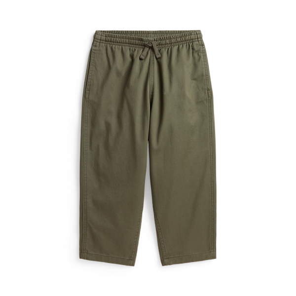Cruise Olive Big Fit Cotton Twill Pant Boys 2-7 1