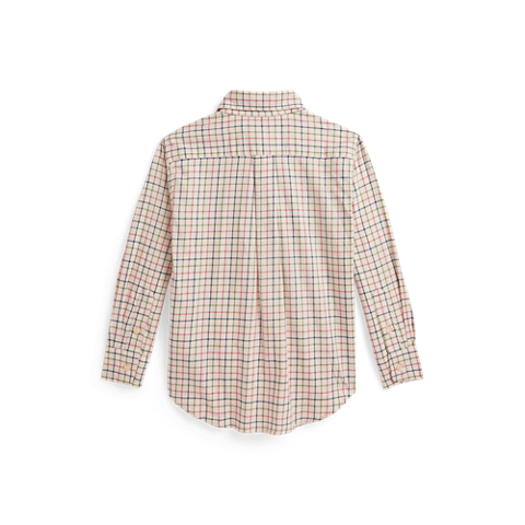 Детские рубашки Ralph Lauren Tattersall Cotton Twill Shirt