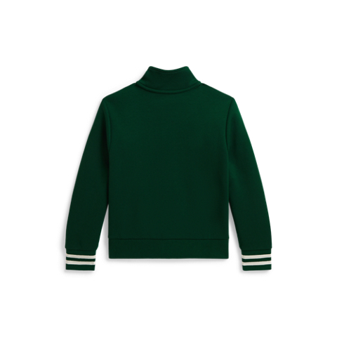 Ralph Lauren Logo Double-Knit Track Jacket