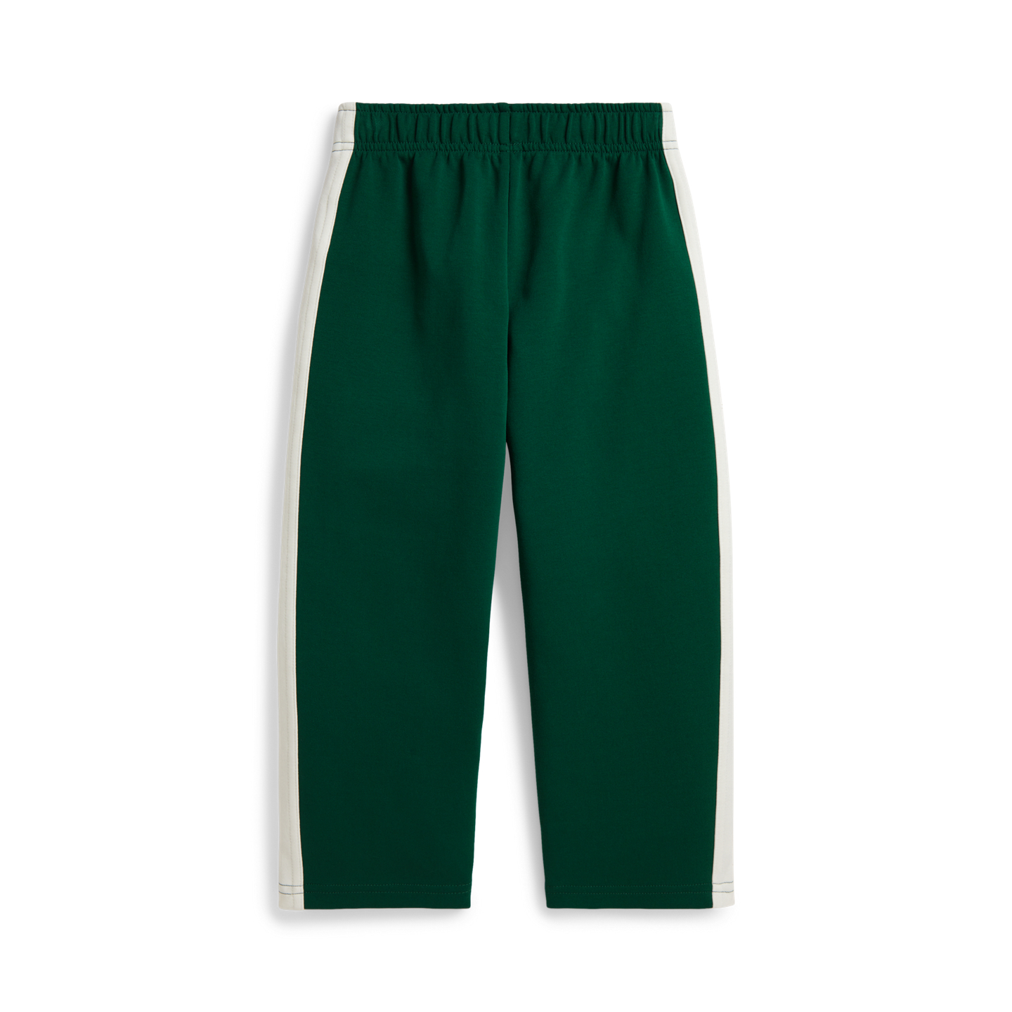 Детские брюки Ralph Lauren Logo Double-Knit Track, цвет: Тёмно-зелёный — фото 1