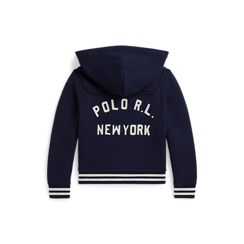 Детские куртки Ralph Lauren Fleece Hooded Letter Jacket