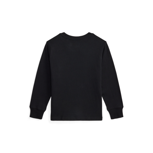 コットン ロングスリーブ グラフィック Tシャツ