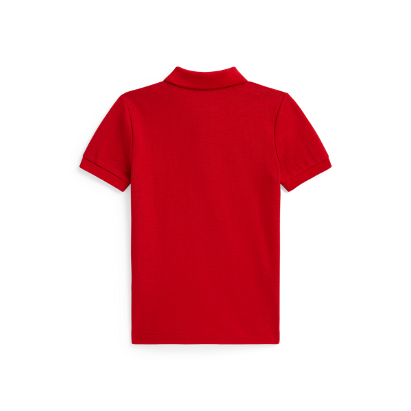 Double-Pony Cotton Mesh Polo Shirt