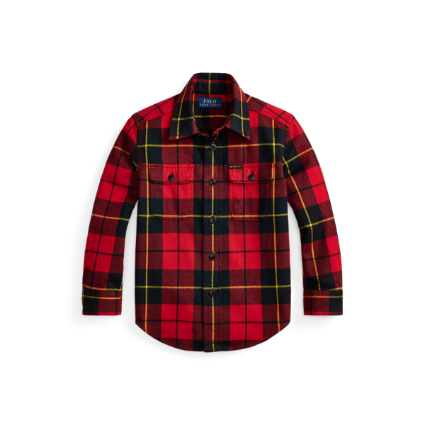 Plaid Cotton Flannel Workshirt