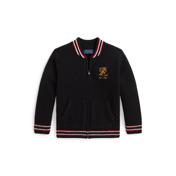Wool Full-Zip Sweater