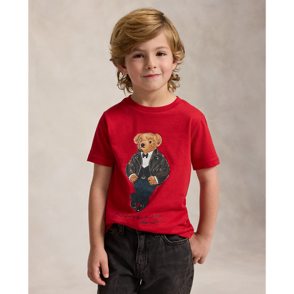 Polo Bear Cotton Jersey T-Shirt