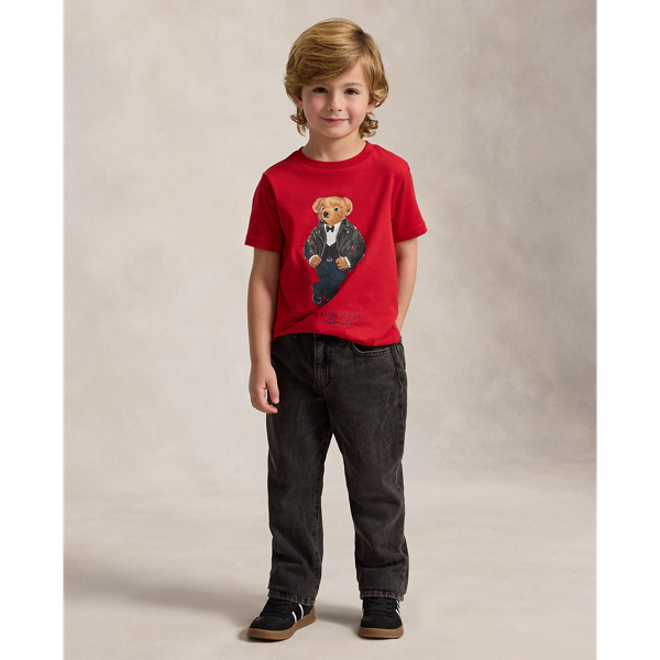 Polo Bear Cotton Jersey T-Shirt