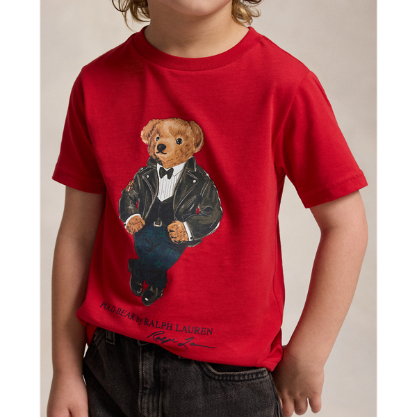 Polo Bear Cotton Jersey T-Shirt
