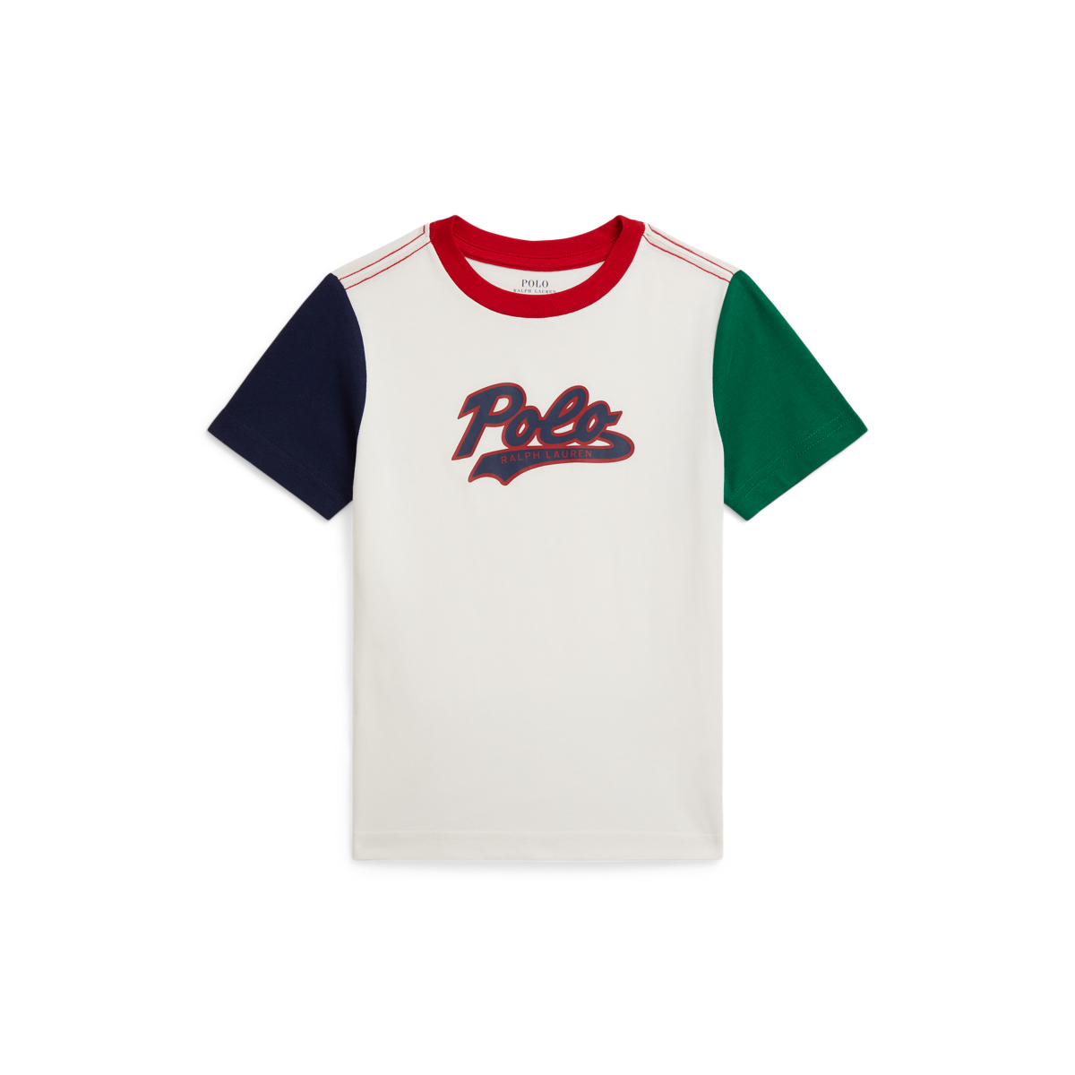 Logo Color-Blocked Cotton Tee