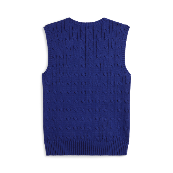 ケーブルニット コットン セーター ベスト | ラルフ ローレン公式