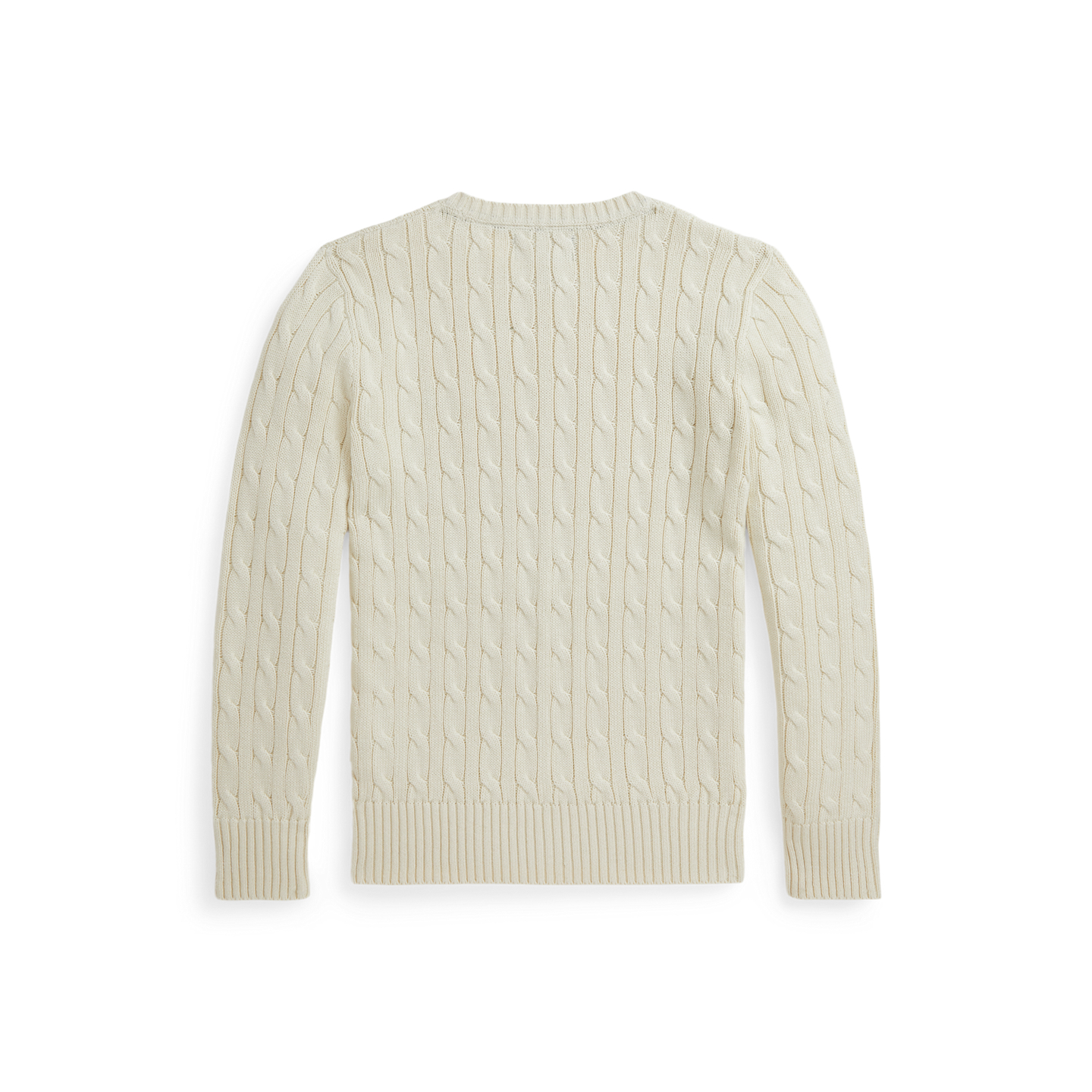 Свитер Ralph Lauren Cable-Knit Cotton, цвет: Кремовый — фото 1