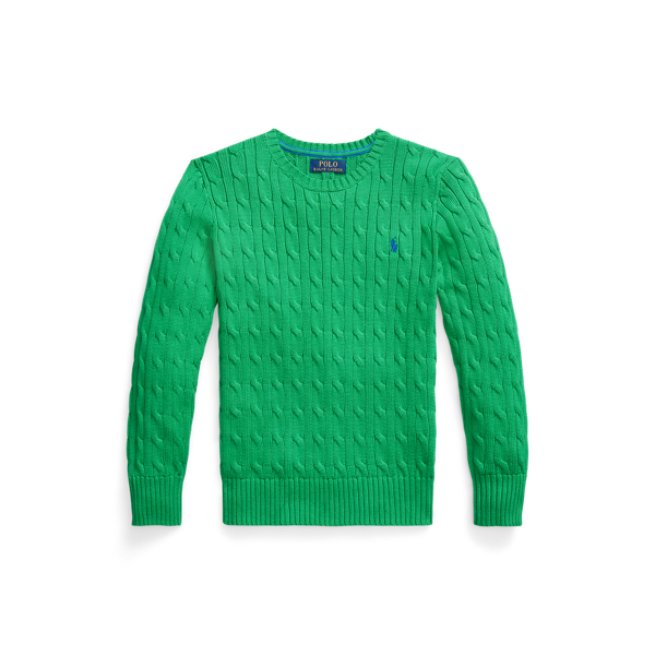 Cable-Knit Cotton Jumper