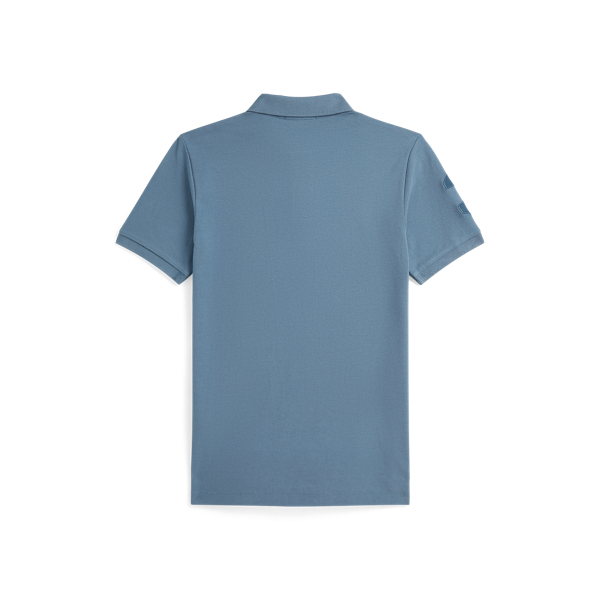 Polo Big Pony en coton piqu&eacute; Boys 6-14 Years en Bleu safari 2