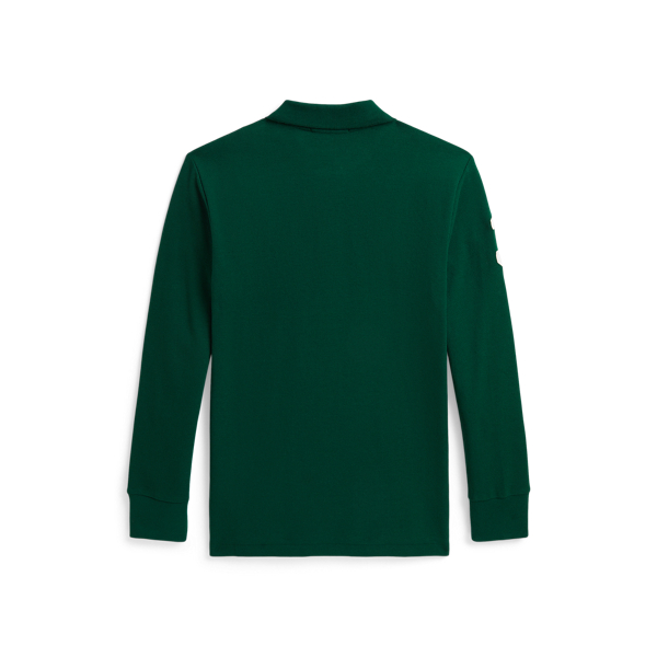 Big Pony Mesh Long-Sleeve Polo Shirt